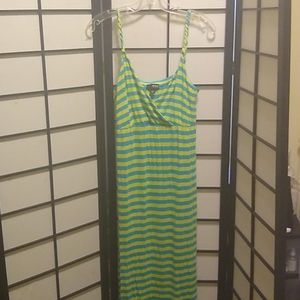 Ana neon maxi dress